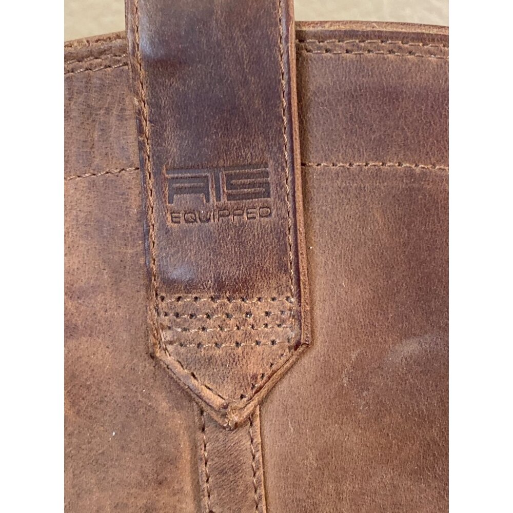 Ariat Heritage Roper Western Boots Men’s US 9 Brown Leather Pull-On - Picture 4 of 11